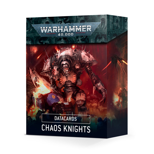 Коллекционные карточки Datacards: Chaos Knights Games Workshop