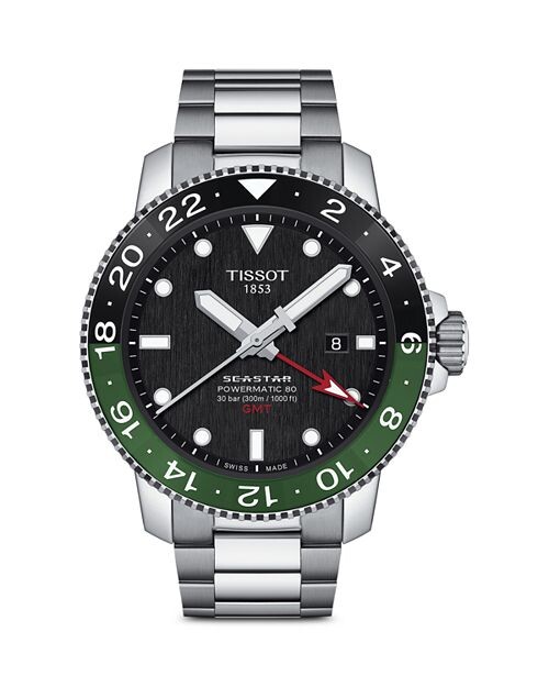 

Часы Seastar 1000 GMT, 46 мм Tissot, цвет Black