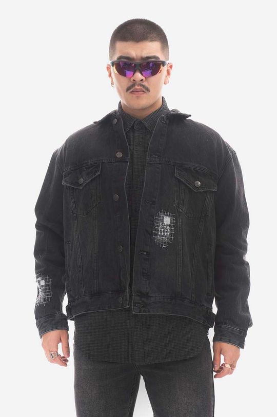 Укороченная джинсовая куртка KSUBI, черный