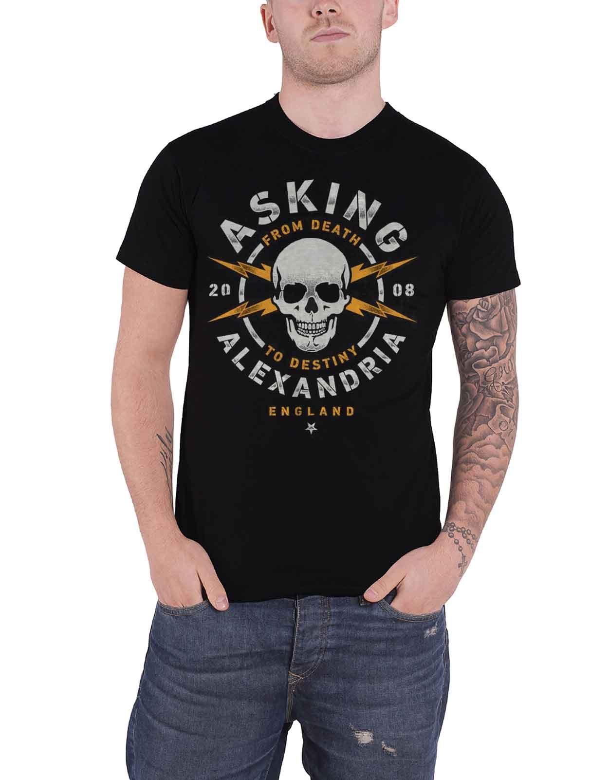 Опасная футболка Asking Alexandria, черный пазл картонный 39 5х28 см музыка asking alexandria 18447
