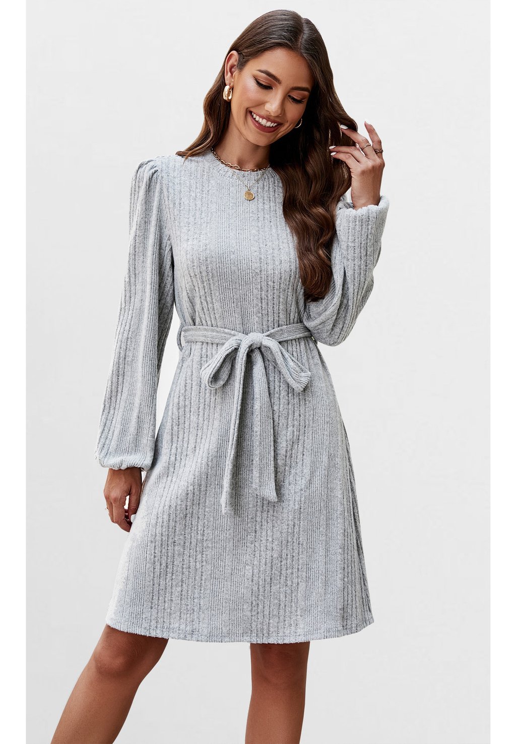 цена Вязанное платье FS Collection, серый