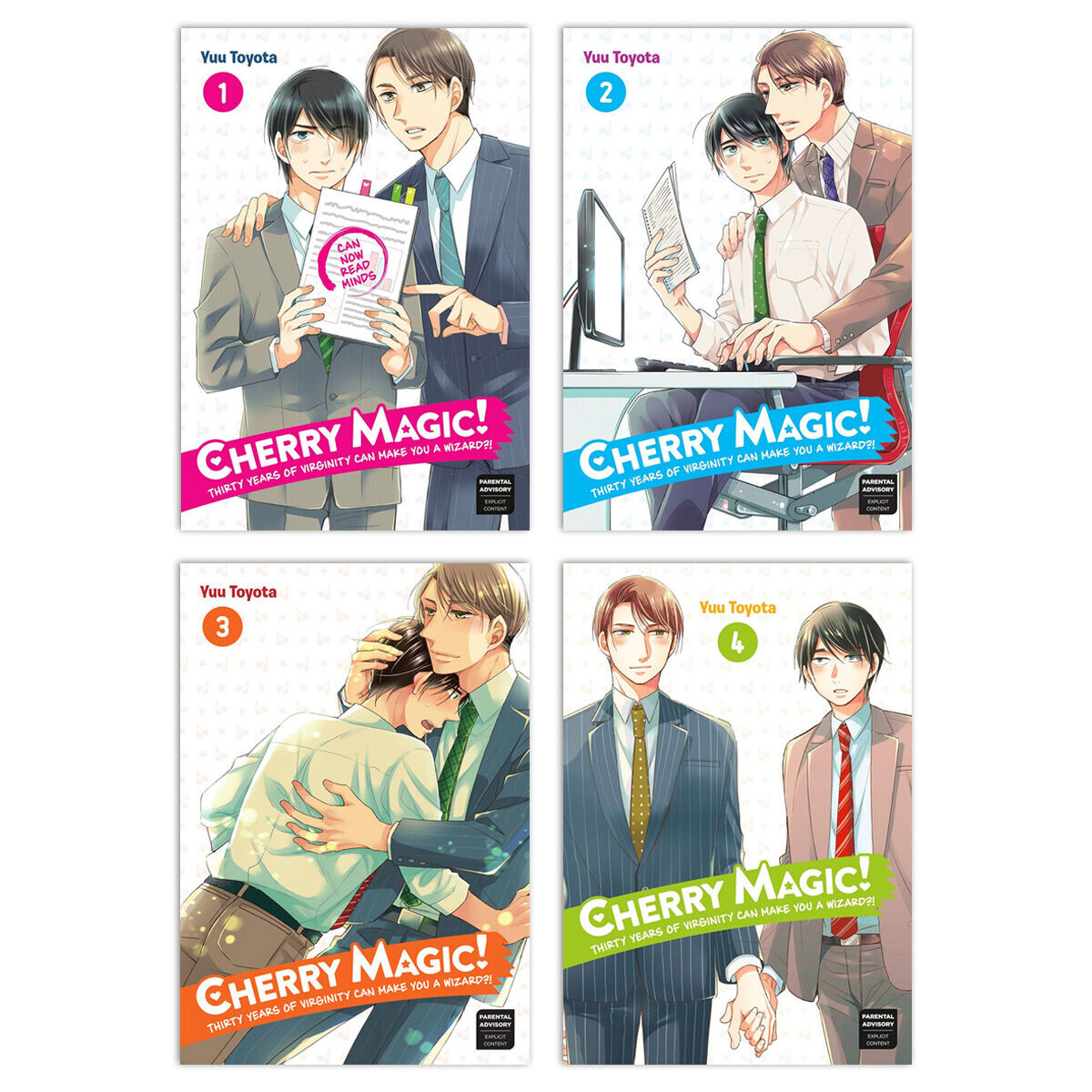 

Манга Cherry Magic! Thirty Years of Virginity Can Make You a Wizard! Manga (1-4) Bundle