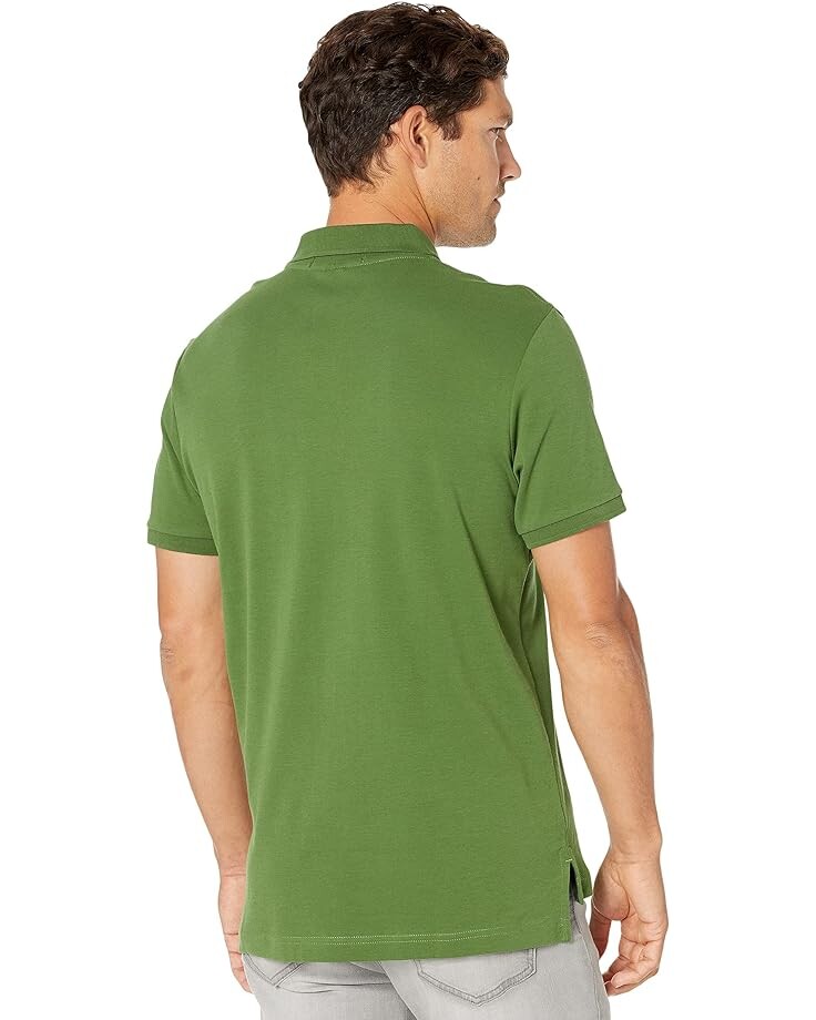 цена Поло U.S. POLO ASSN. Solid Interlock Polo, цвет Forested