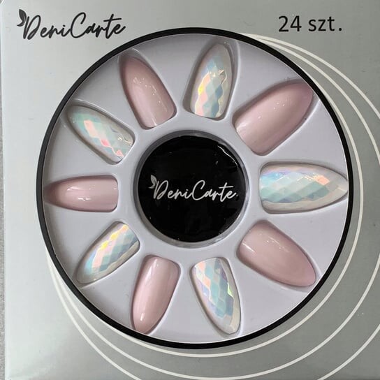 

Типсы для искусственных ногтей с клеем, 24 шт. Deni Carte