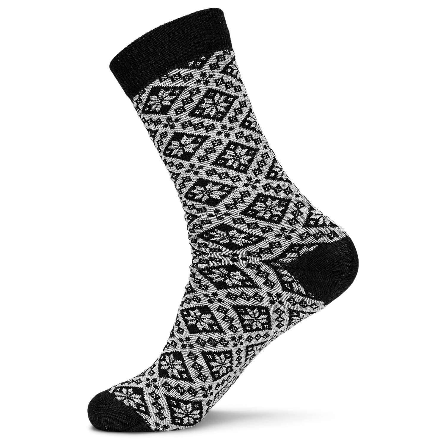 

Носки из мериноса Dale Of Norway Bjorøy Socks, цвет Black/Off White