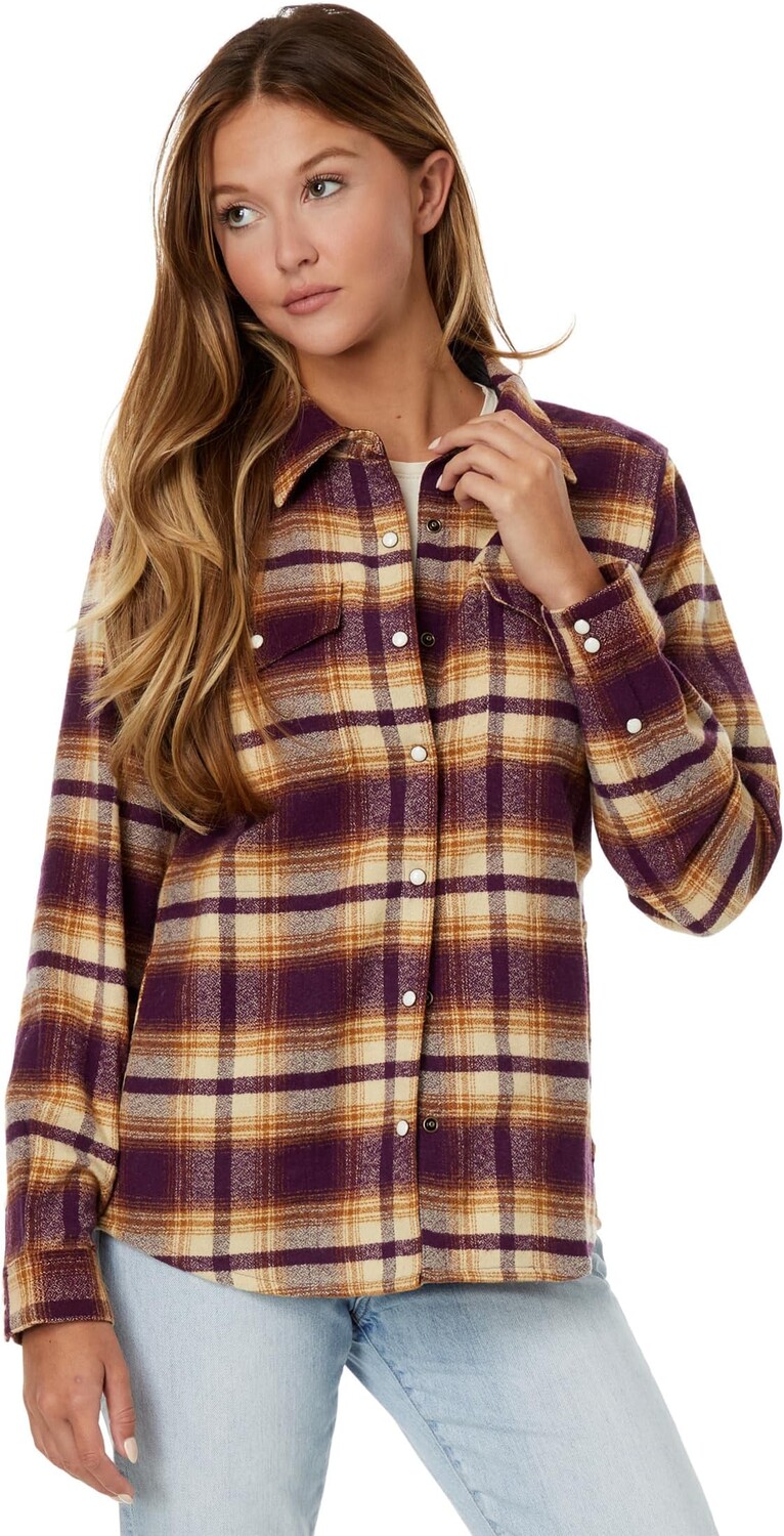 

Рубашка Toad&Co Folk Yeah Shirt Jacket, цвет Blackberry