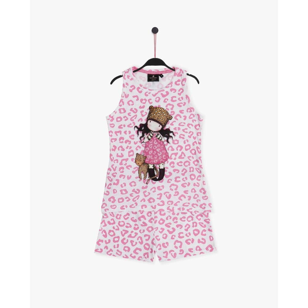 

Пижама Santoro London Purrrrfect Love Sleeveless, розовый