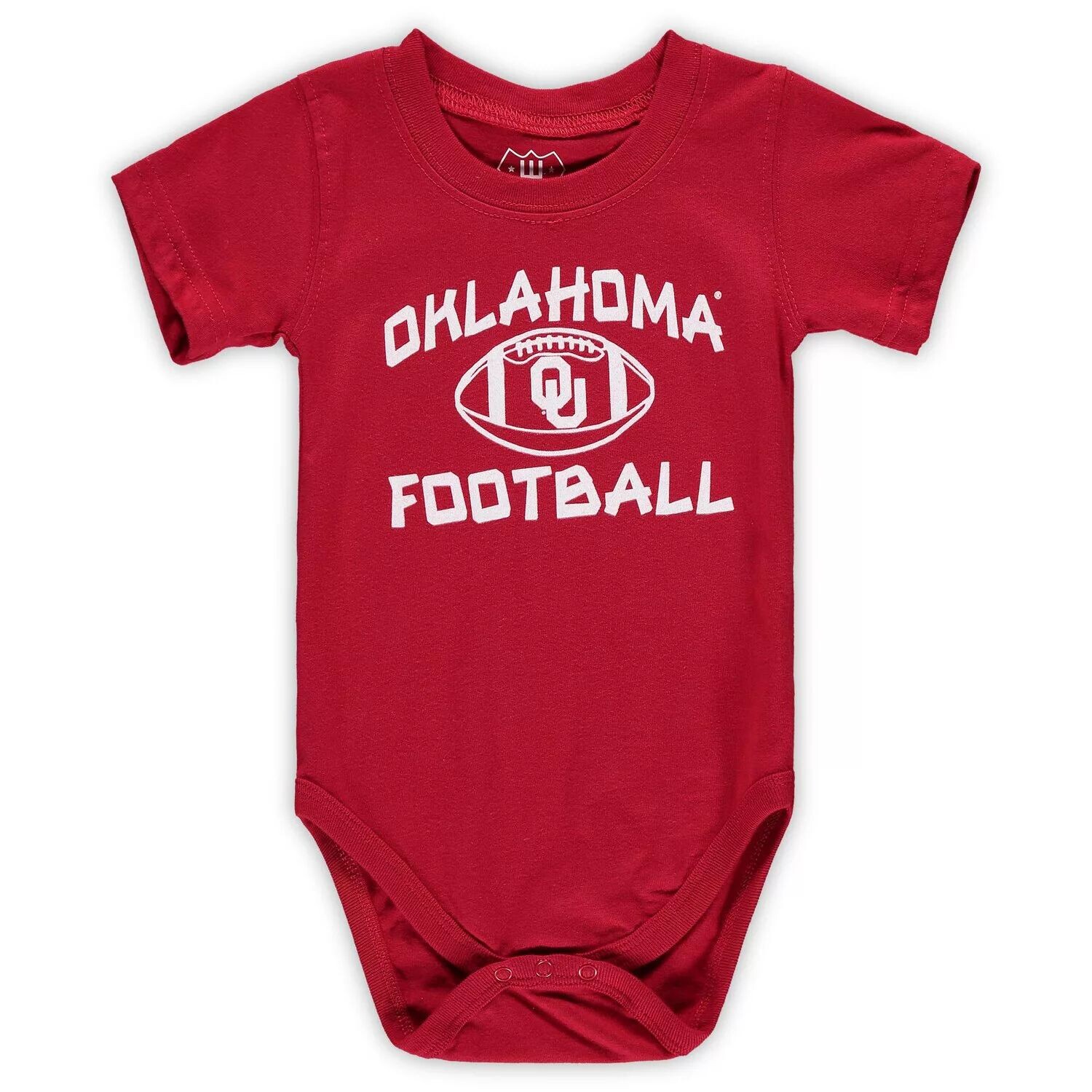 

Футбольное боди Infant Wes & Willy Crimson Oklahoma Earlyers Unbranded