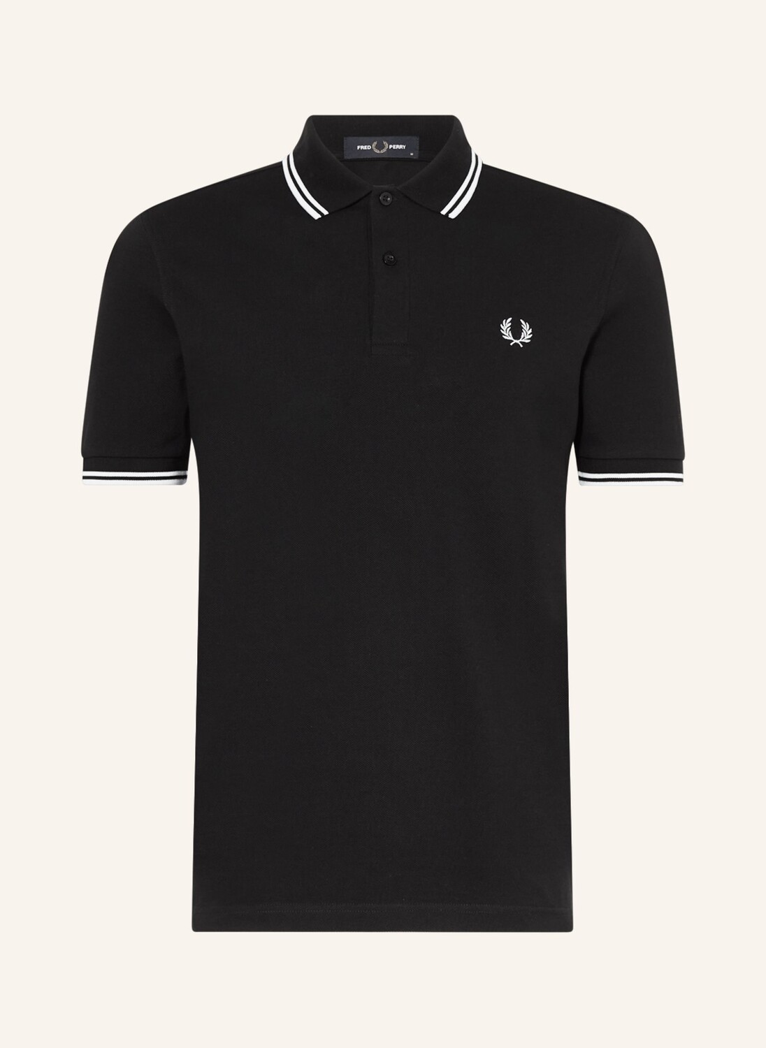 

Рубашка поло FRED PERRY Piqué M3600 Slim Fit, черный
