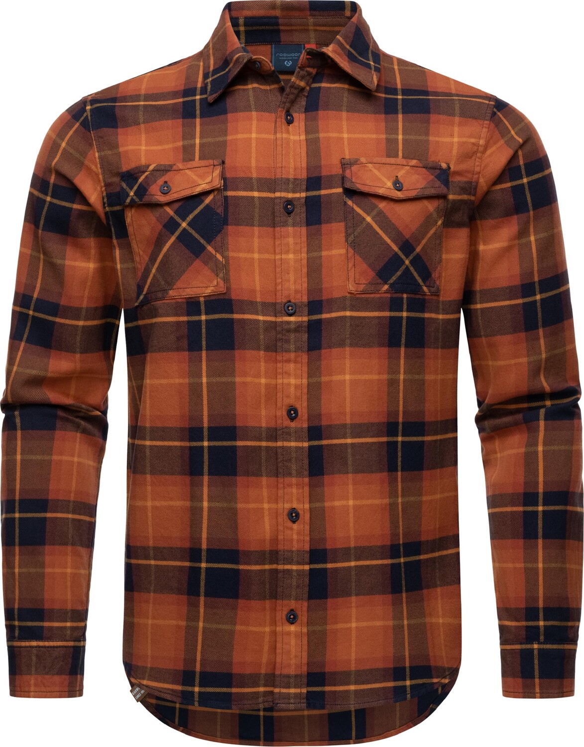 

Рубашка ragwear Karo Checki, цвет Ginger