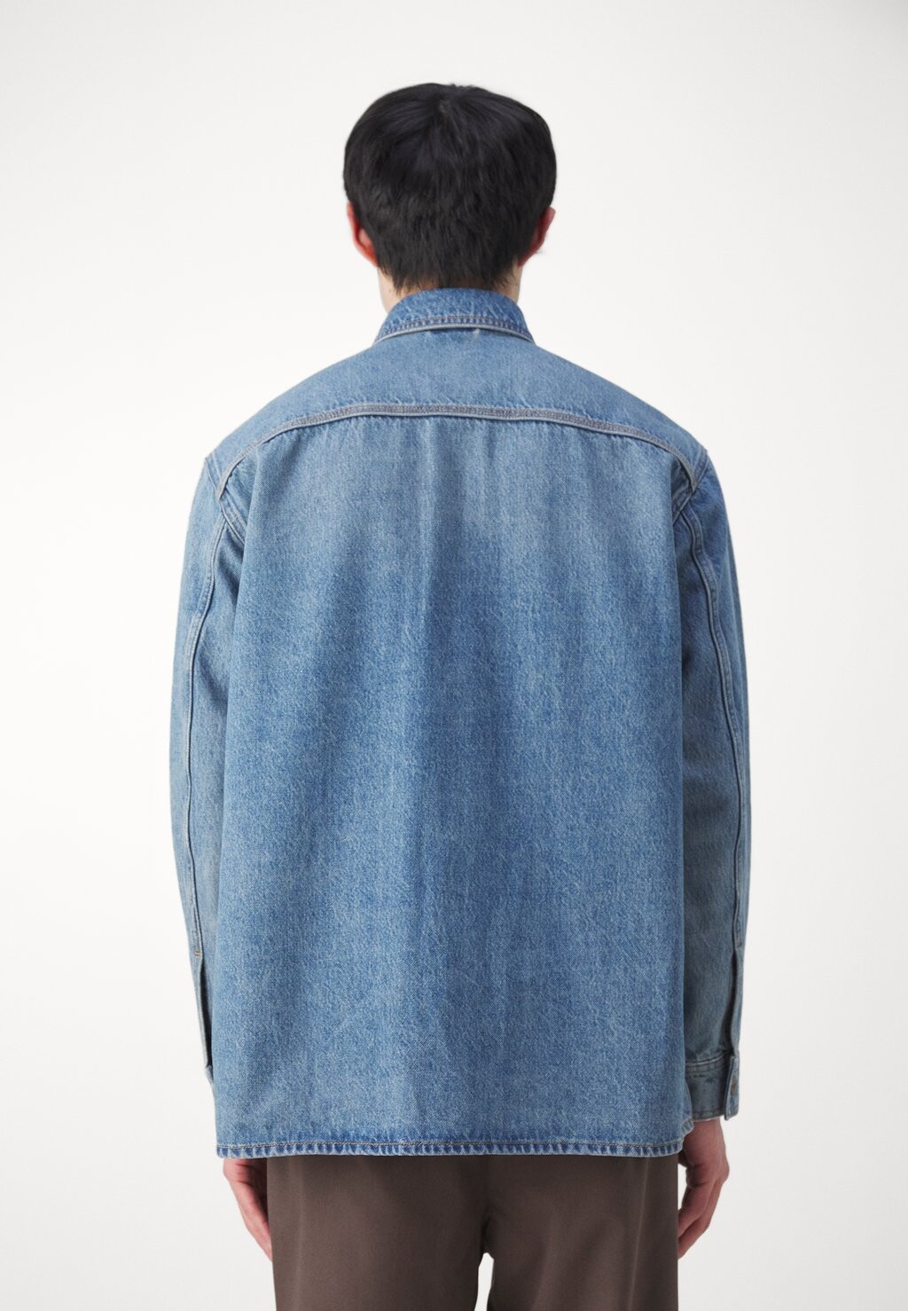 

Рубашка Jjiscott Jjovershirt Jack & Jones, синяя джинсовая