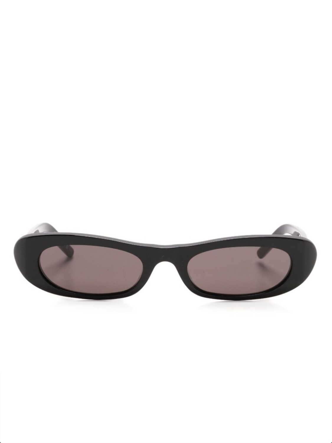 

Солнцезащитные очки 557 в овальной оправе Saint Laurent Eyewear, черный