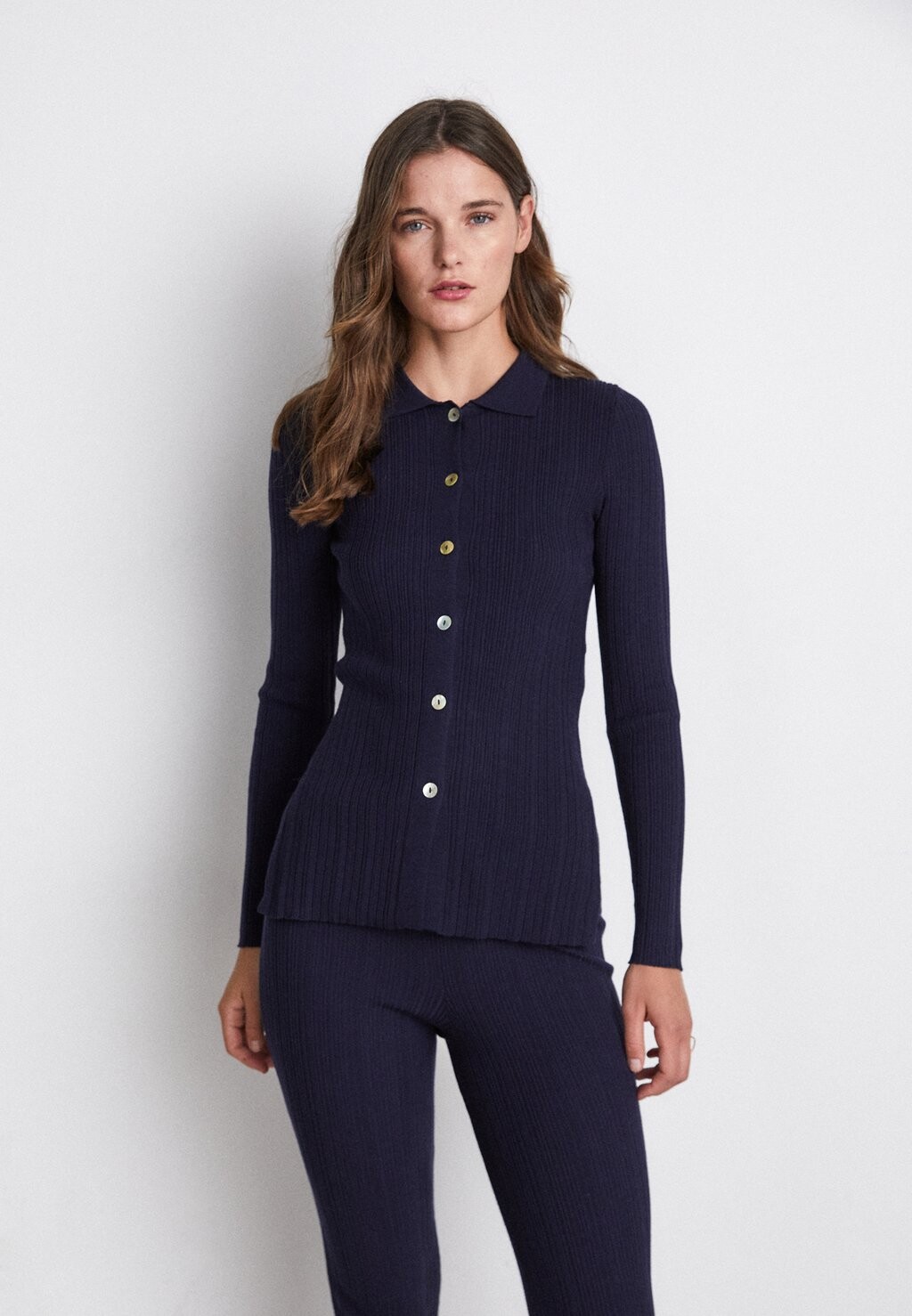 

Кардиган TENCEL CARBON CARDIGAN Zign Studio, цвет dark blue