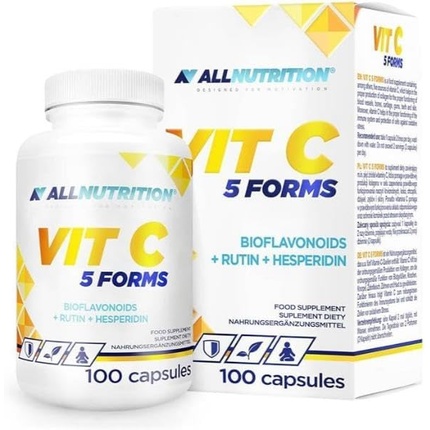 цена Allnutrition VIT C 5 форм, 100 капсул All Nutrition