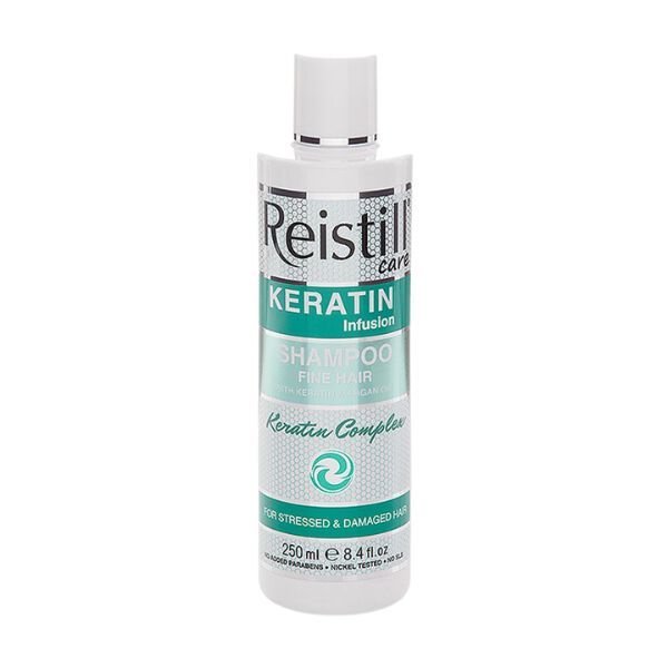 Восстанавливающий шампунь для тонких волос с кератином Reistill, 250 мл