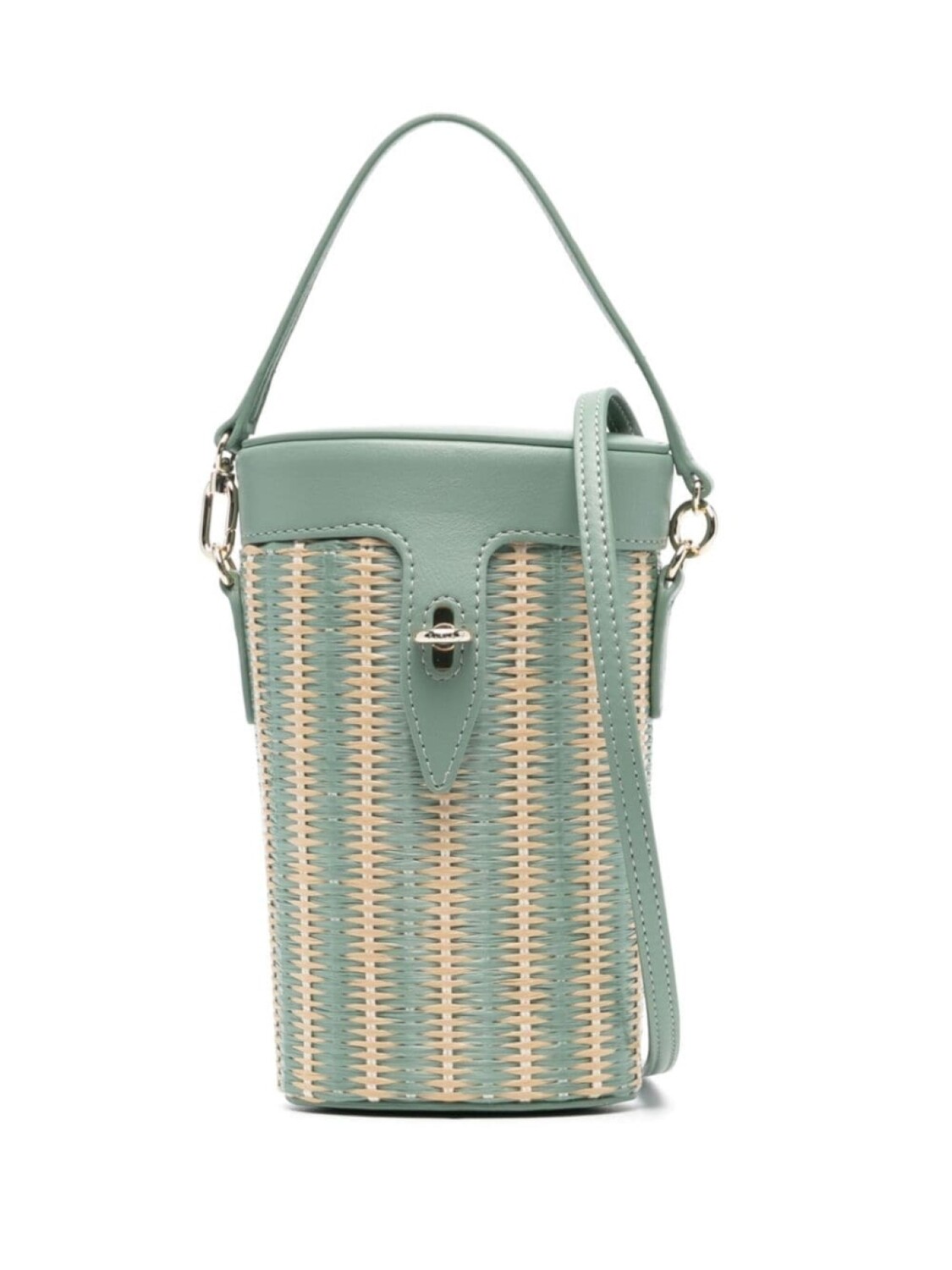 

Furla сумка-ведро с тисненым логотипом, зеленый