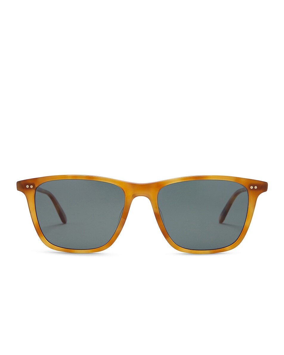 

Солнцезащитные очки Garrett Leight Hayes Sun, цвет Ember Tortoise