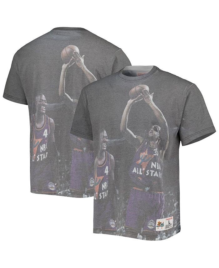 

Мужская футболка с рисунком Detroit Pistons выше обода Mitchell & Ness, цвет Gray