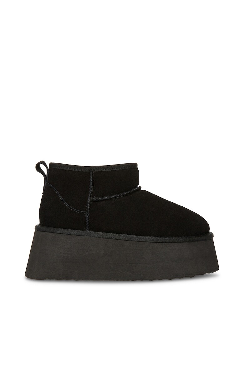 

Замшевые ботинки на плоской платформе Steve Madden, черный