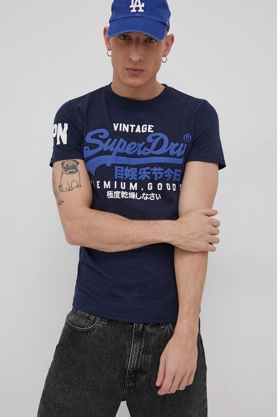 

Футболки Superdry, темно-синий