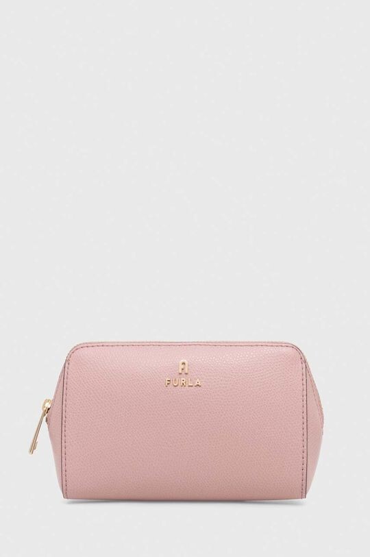 

Кожаная косметичка Furla, розовый
