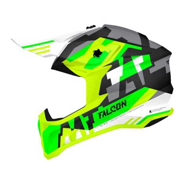 

Шлем для мотокросса MT Helmets Falcon Arya A3, зеленый
