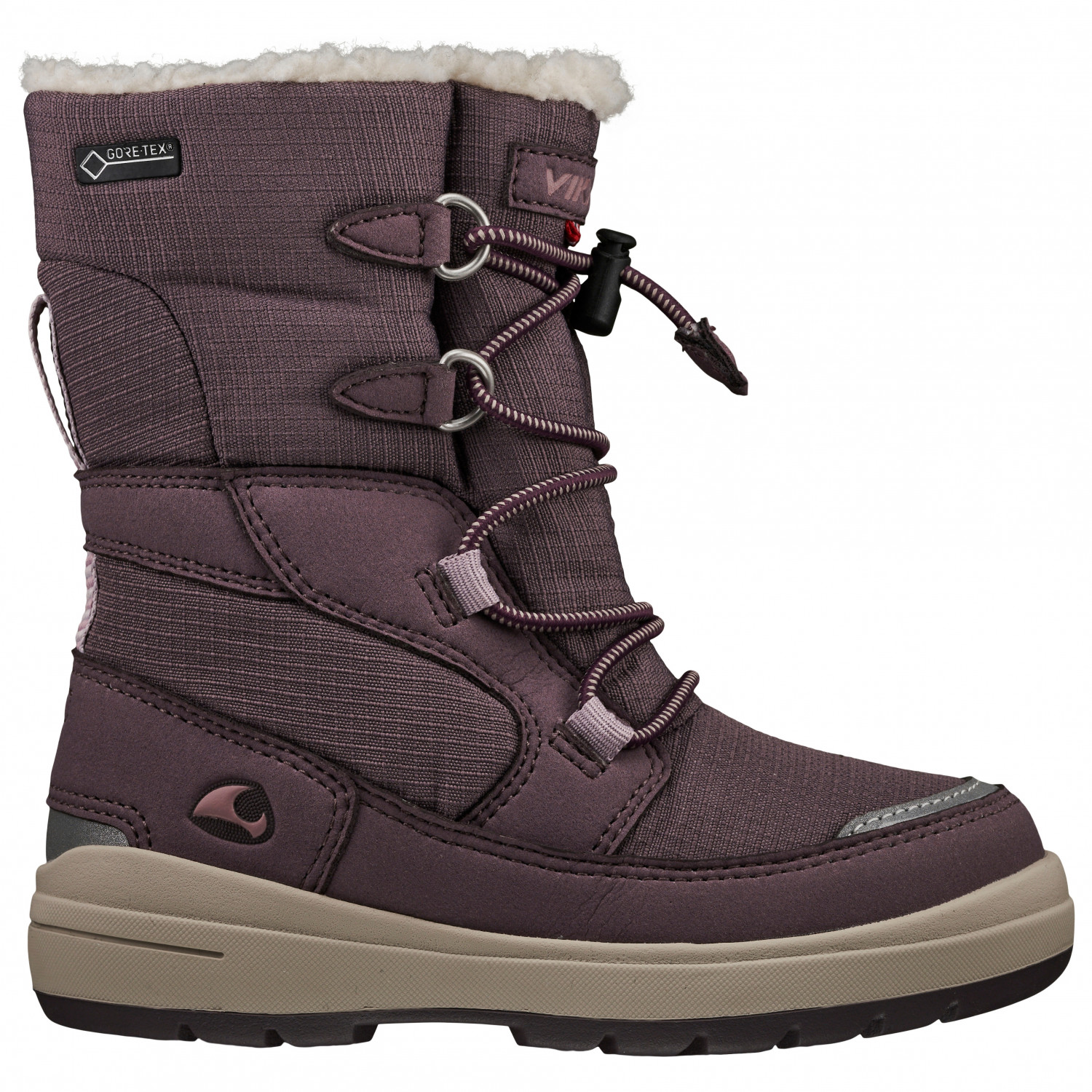 Зимние ботинки Viking Kid's Haslum GTX, цвет Plum/Pink зимние ботинки viking kid s montebello gtx цвет dusty pink