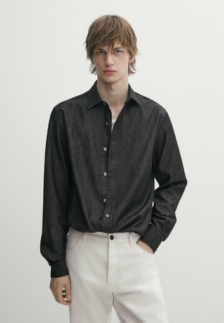 

Рубашка Massimo Dutti, темно-серый