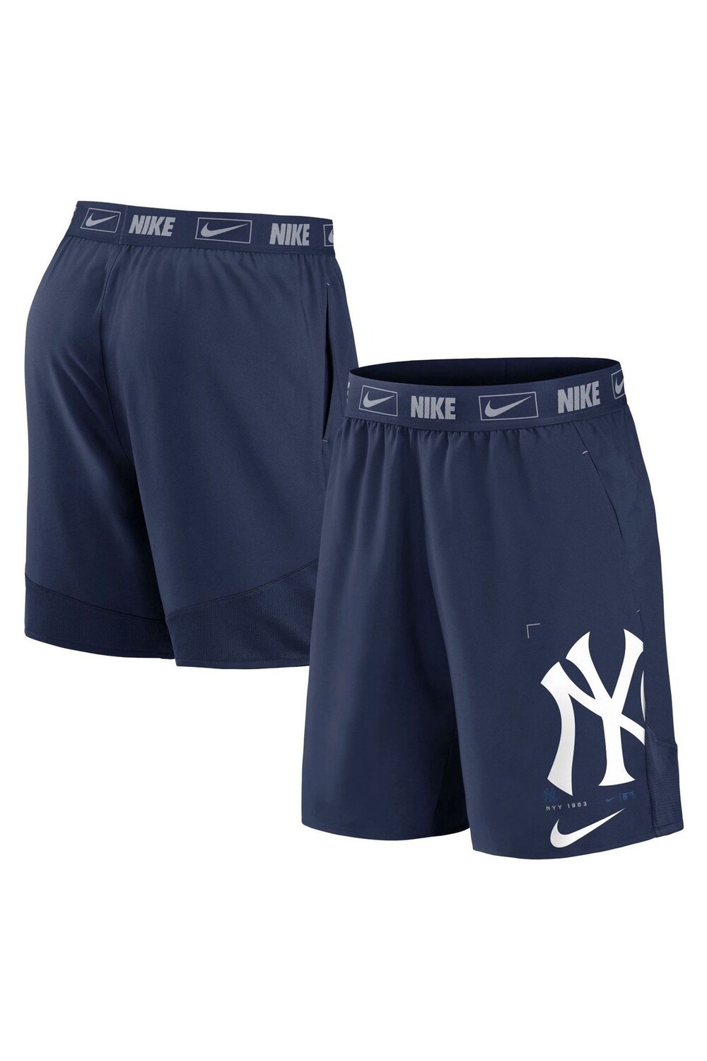 

Тканые шорты New York Yankees Bold Express Nike, синий