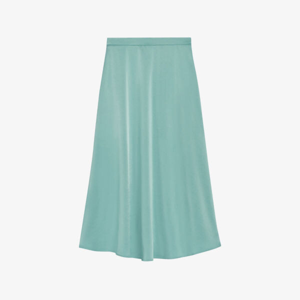 

Sapino атласная юбка миди с завышенной талией Claudie Pierlot, цвет verts