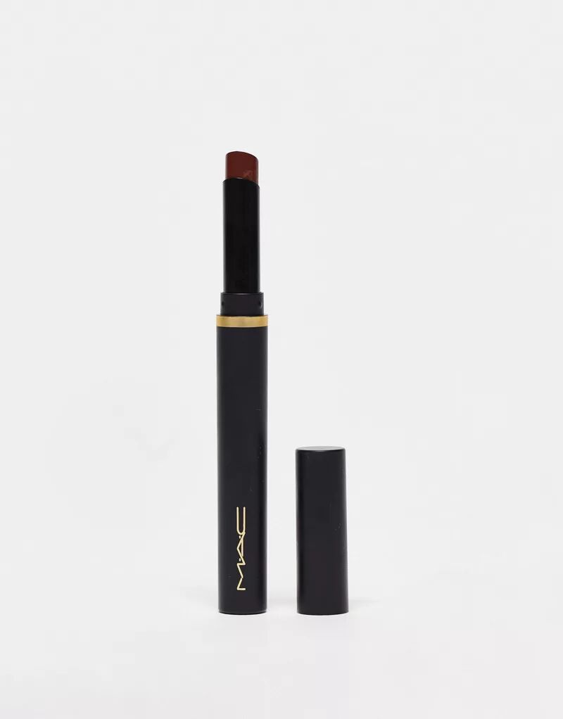 MAC – Powder Kiss Velvet Blur Slim Lipstick – Тонкая помада в оттенке «Мускатный ганаш»