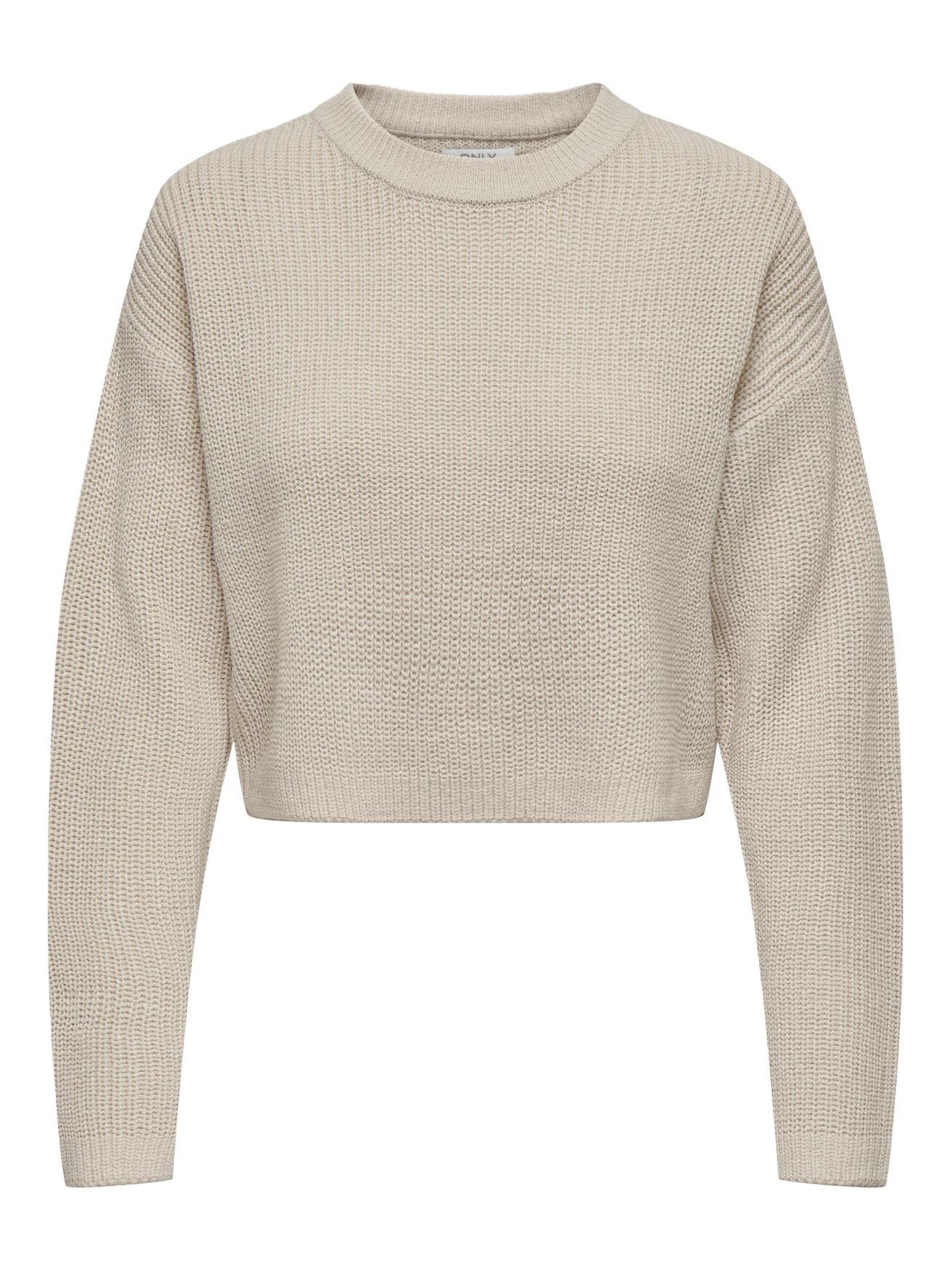 цена Свитер ONLY Cropped Rippstrick Kurzer Langarm Sweater ONLMALAVI, бежевый