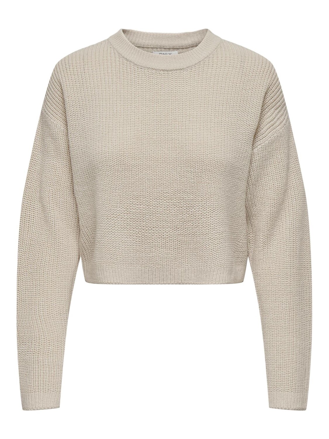 

Свитер ONLY Cropped Rippstrick Kurzer Langarm Sweater ONLMALAVI, бежевый