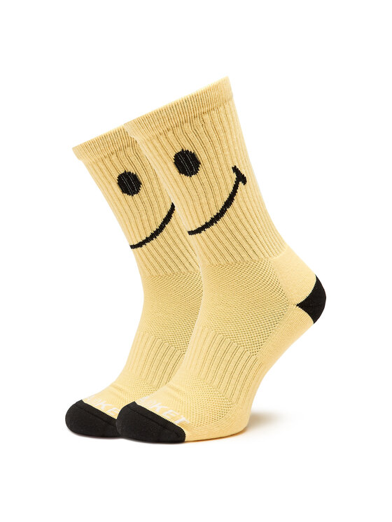 Высокие носки унисекс Market, желтый market smiley