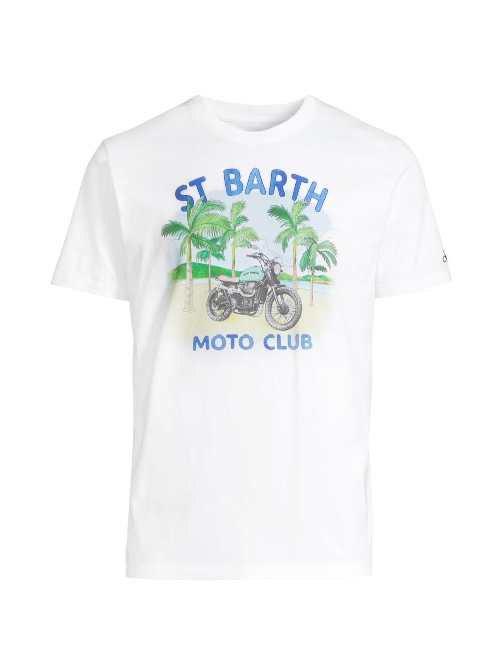 

Мотоциклетная хлопковая футболка MC2 Saint Barth, Серый