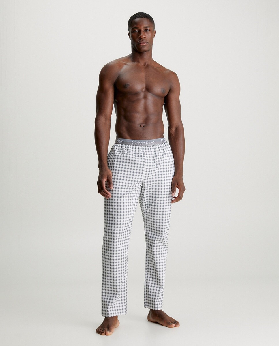 

Мужские однотонные синие пижамные штаны Calvin Klein, серый