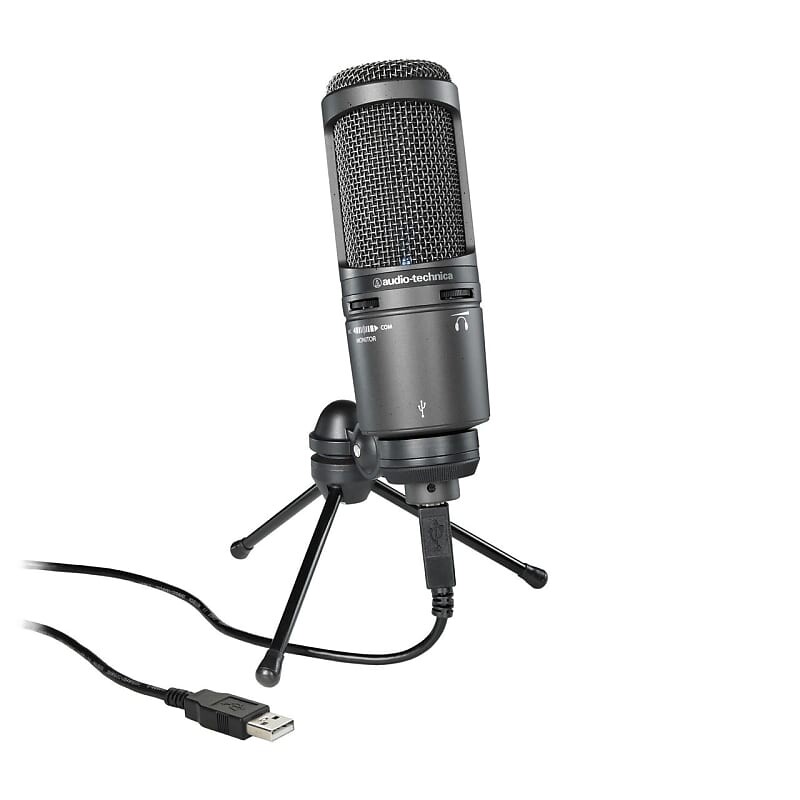 Конденсаторный микрофон Audio-Technica AT2020 USB+