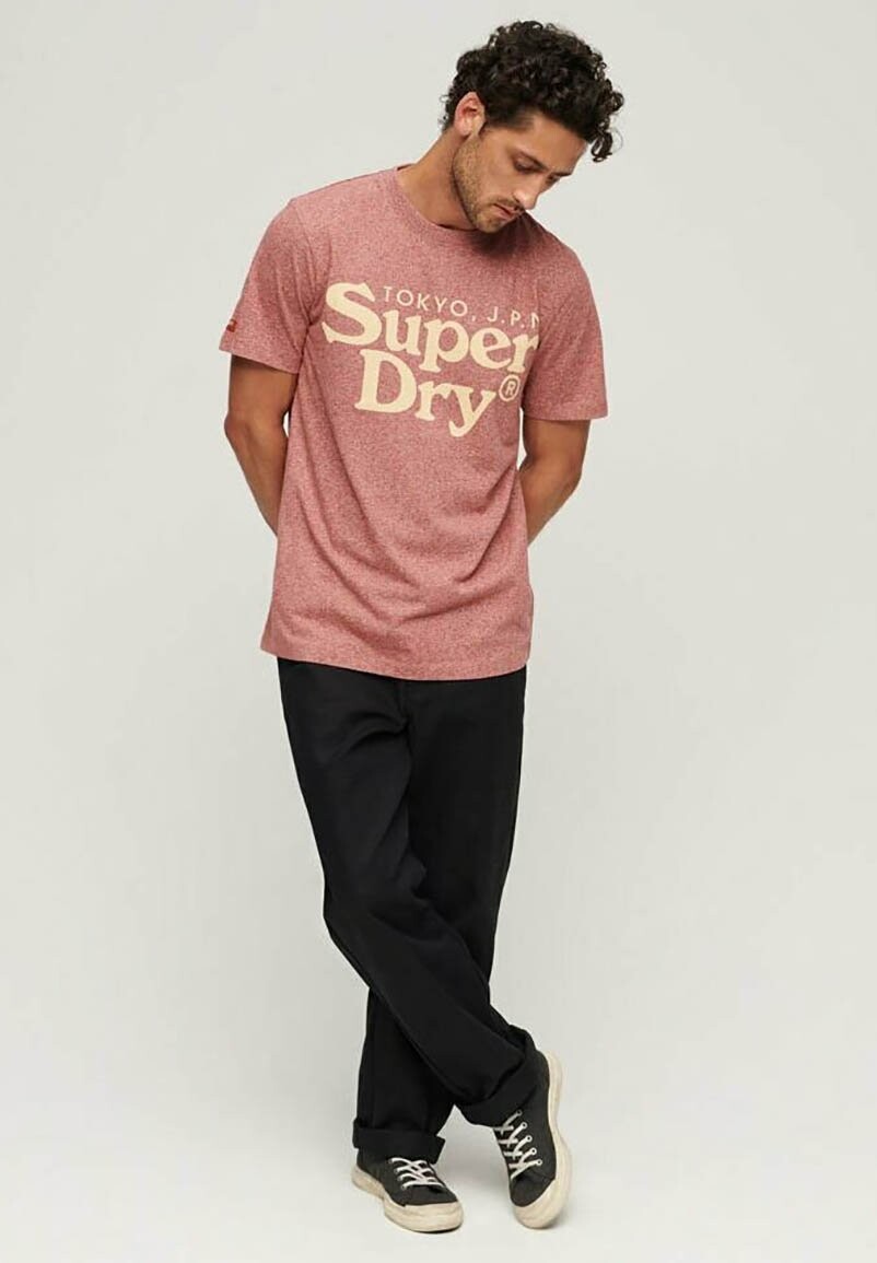 

Футболка с принтом VENUE CLASSIC LOGO Superdry, красный