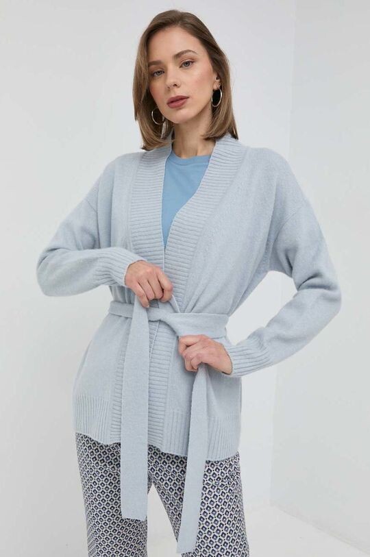 

Шерстяной кардиган Max Mara Leisure, синий