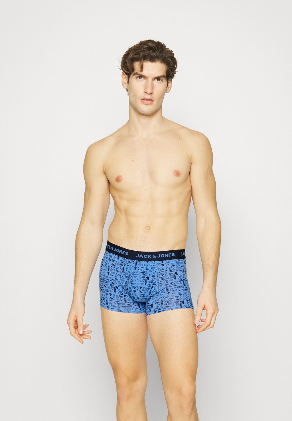 

Брюки НАБОР JACVENTURA TRUNKS 7 PACK Jack & Jones, черный/серебристый, голубой/темно-синий пиджак/розовый тысячелистник