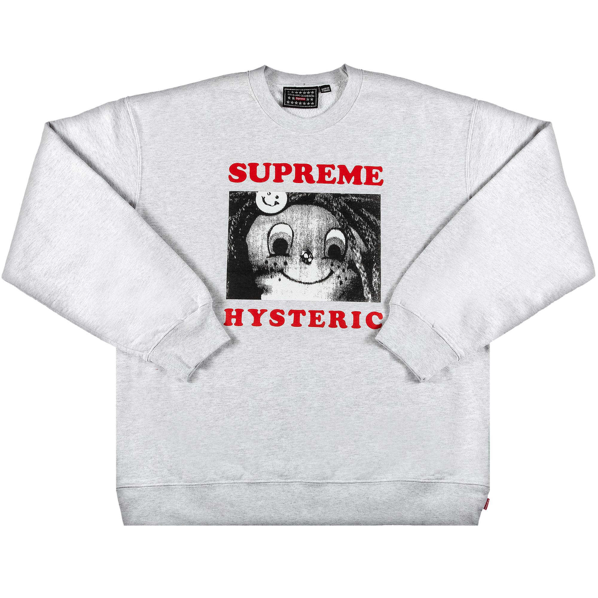 Крюнек Supreme x Hysteric Glamour, цвет Пепельно-серый