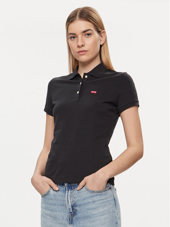 

Рубашка-поло узкого кроя Levi's, черный