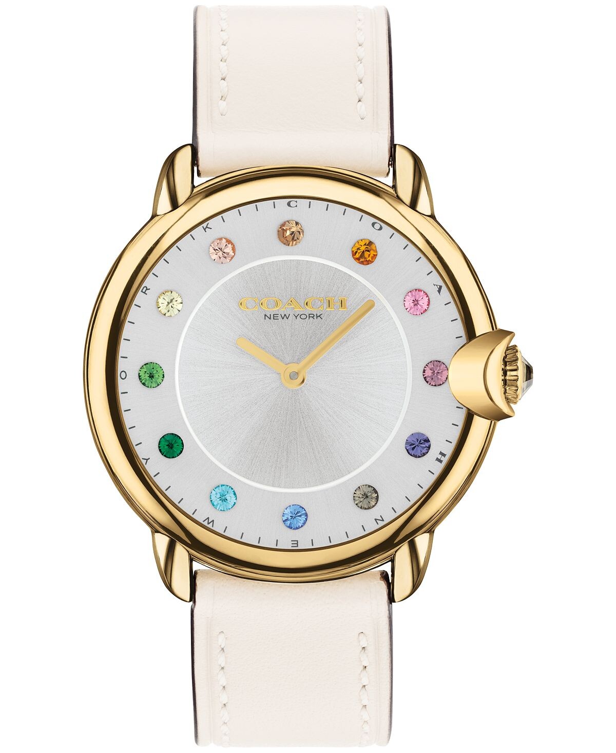 

Женские часы Arden Chalk с кожаным ремешком, 36 мм COACH