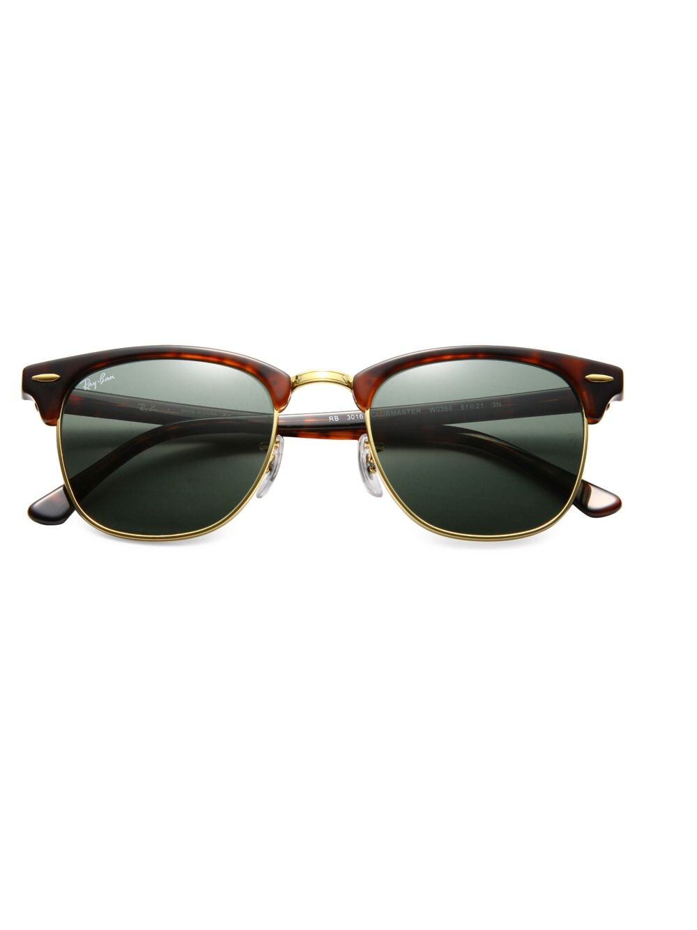

Классические солнцезащитные очки Clubmaster RB3016 51 мм Ray-Ban