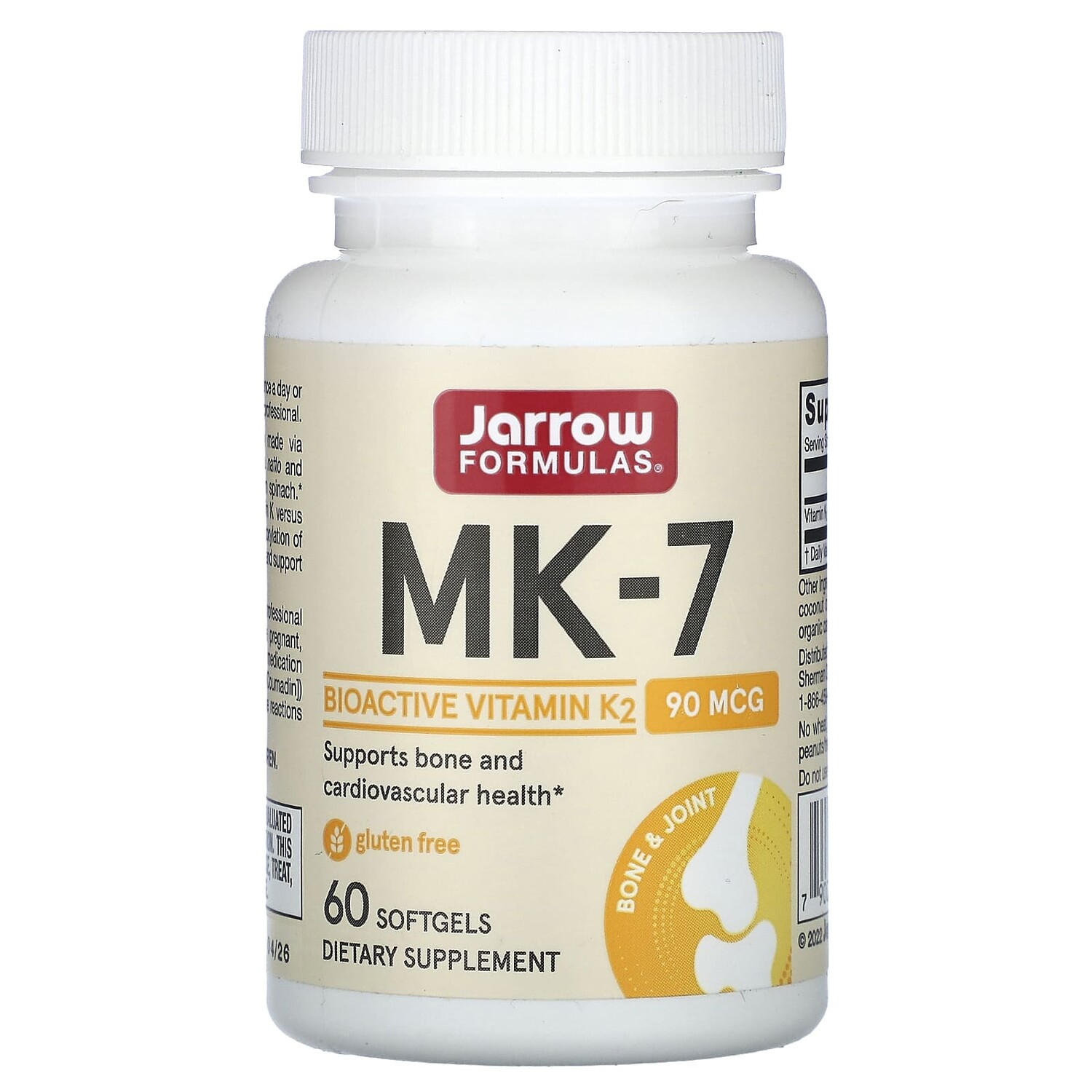 

MK-7, 90 мкг, 60 капсул, Jarrow Formulas