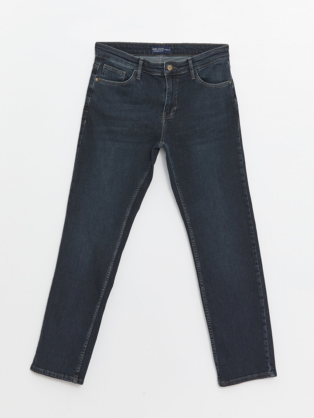 

779 Мужские джинсовые брюки стандартного кроя LCW Jeans, темное родео