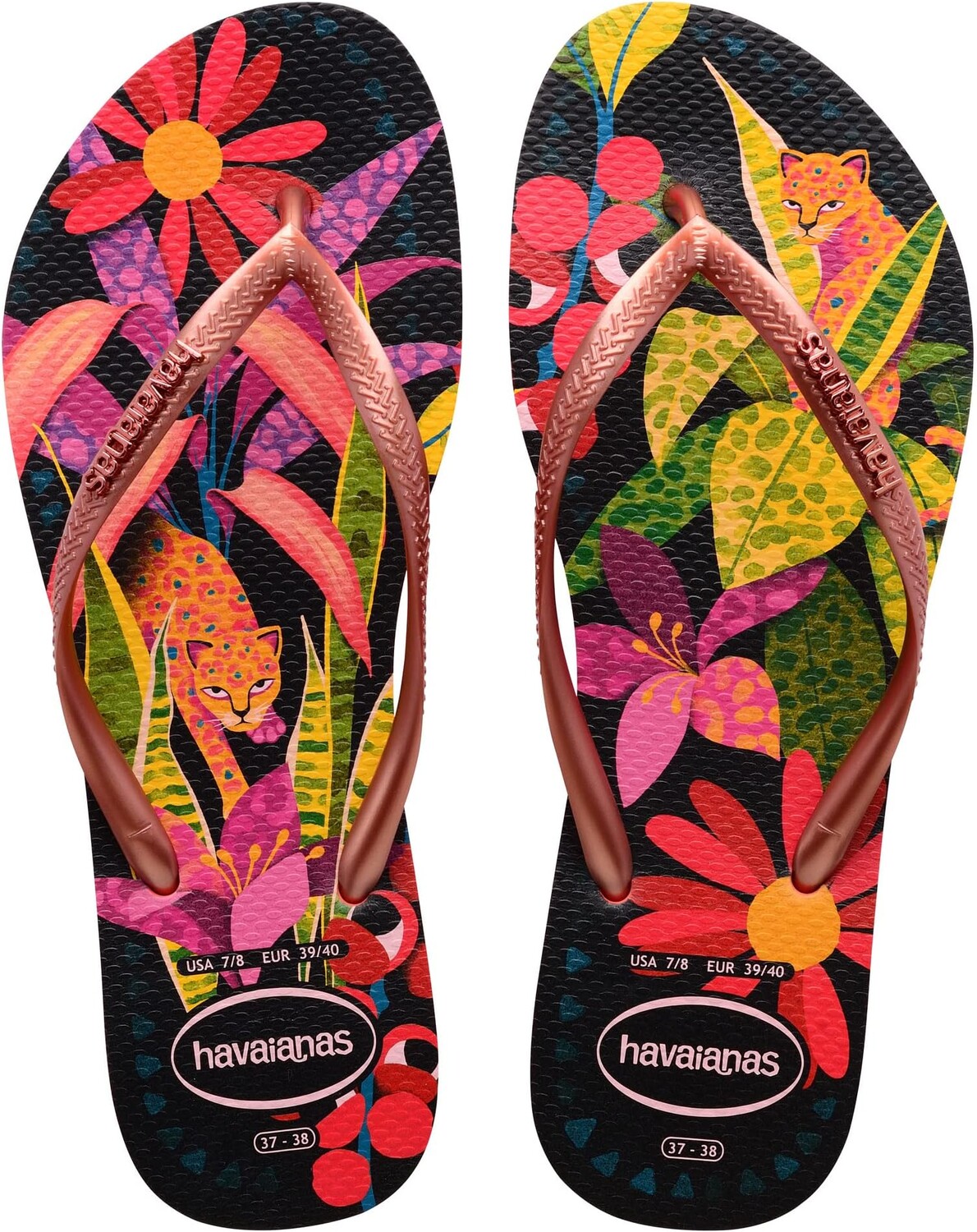 

Шлепанцы Slim Tropical Flip Flop Sandal Havaianas, цвет Salmon