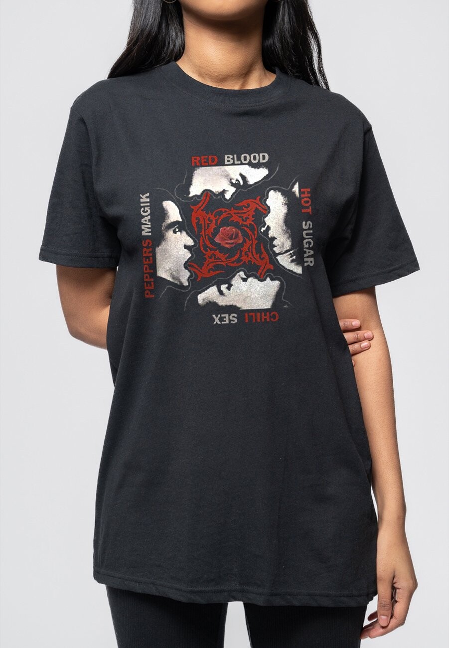 

Футболка с принтом RED HOT CHILI PEPPERS BLOOD SUGAR Paradiso Clothing, черный