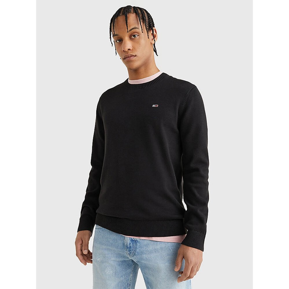 

Свитер Tommy Jeans Essential Light, черный