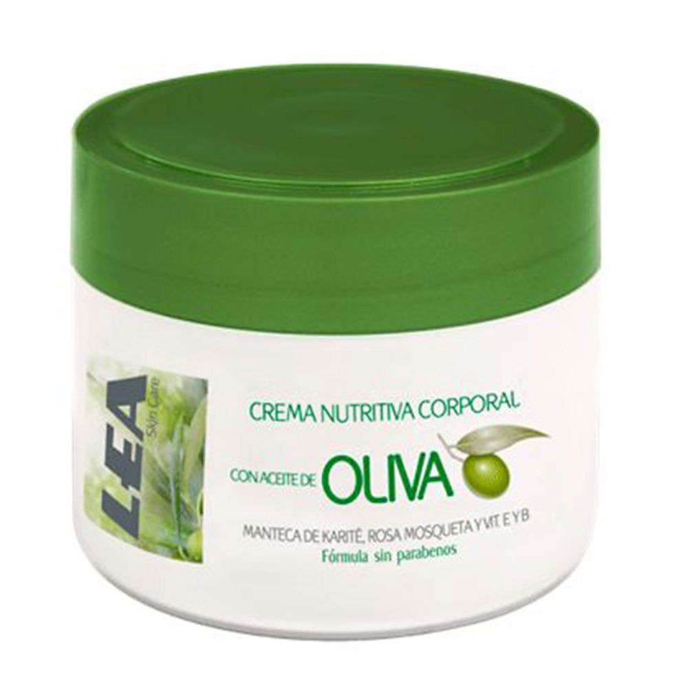 Увлажняющий крем для ухода за лицом Crema nutritiva corporal con aceite oliva Lea, 200 мл крем для рук и тела sella увлажнение с оливковым маслом 250мл